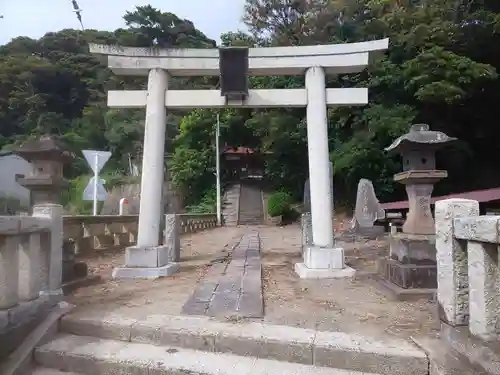 龍口明神社（元宮）の鳥居