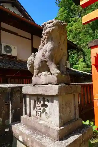 宇太水分神社の狛犬