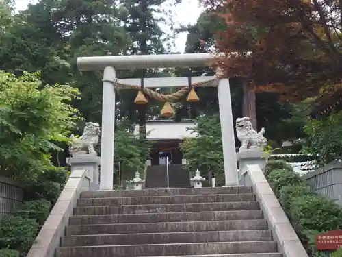 中氷川神社の鳥居