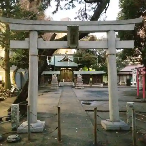 市ノ坪神社の鳥居