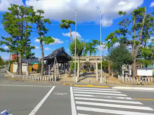 源氏八幡社（源氏島八幡社）の鳥居