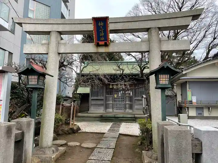 袖ケ崎神社の鳥居
