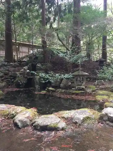  川上山若宮八幡宮の庭園