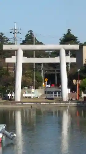 息栖神社の鳥居