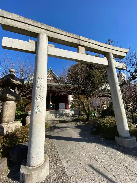 亀戸天神社の鳥居