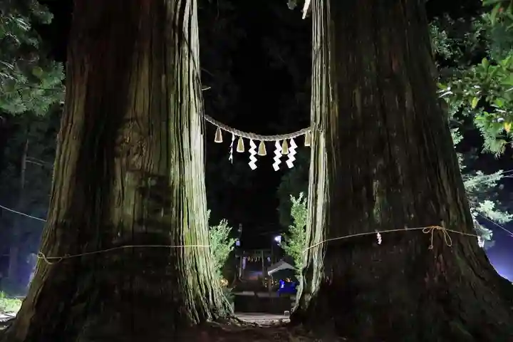 夏井諏訪神社の景色