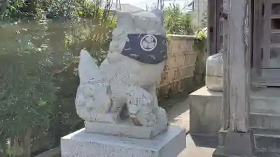 八日市場東照宮の狛犬