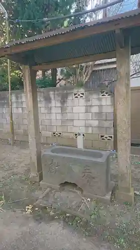 五北天祖神社の手水舎