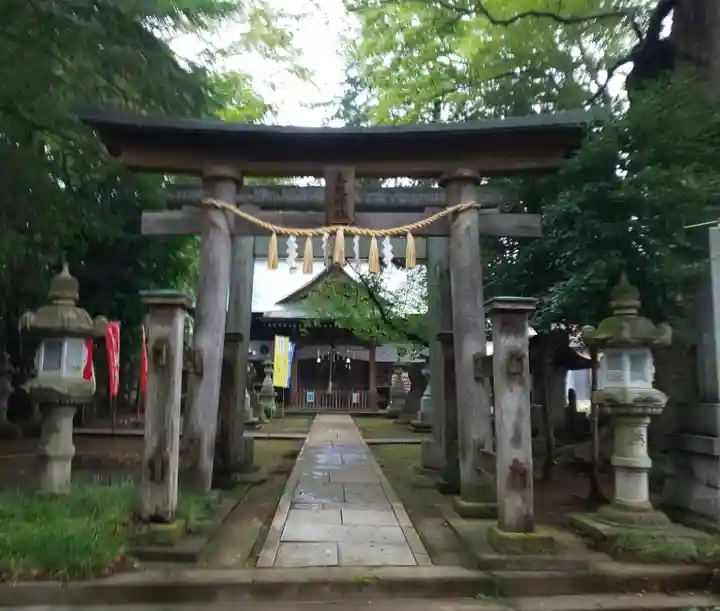 沓掛香取神社の鳥居