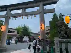 東神奈川熊野神社の鳥居