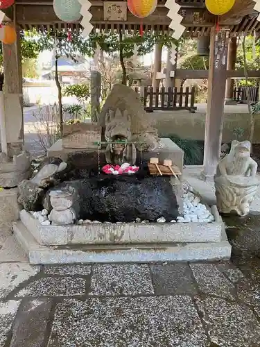 大宝八幡宮の手水舎