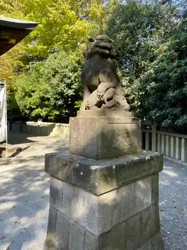 白旗神社の狛犬