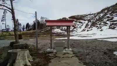 山越諏訪神社の手水舎