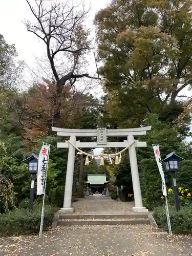 星川杉山神社の鳥居