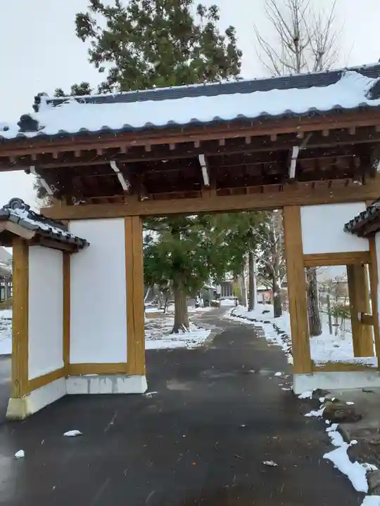 松岩寺の山門・神門