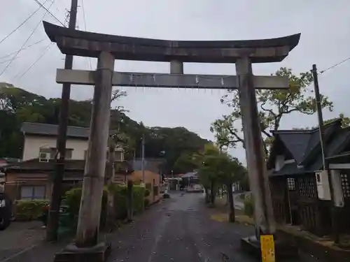 飽波神社の鳥居