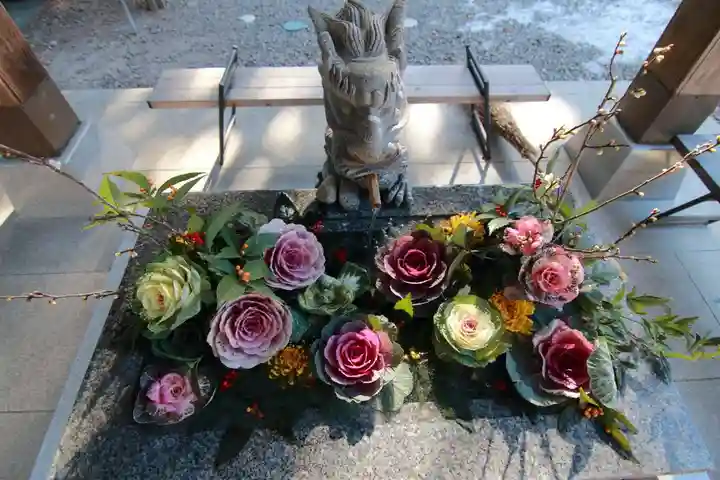 滑川神社 - 仕事と子どもの守り神の手水舎