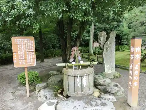 出水神社の手水