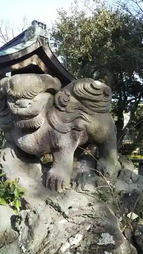 菊田神社の狛犬