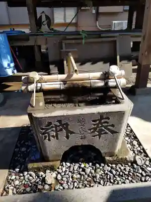 氷川神社の手水舎