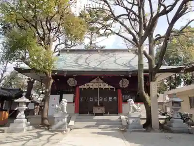 弓削神社の本殿・本堂