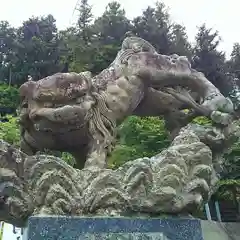 石都々古和気神社の狛犬