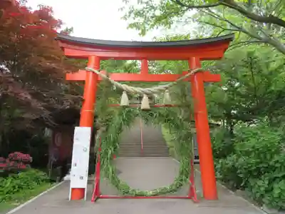 虻田神社の鳥居