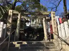 東高津宮の鳥居