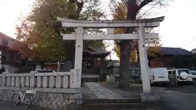 滝野川八幡神社の鳥居
