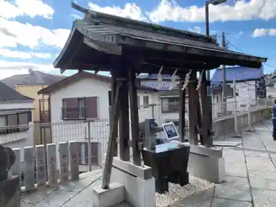 太田杉山神社・横濱水天宮の手水舎