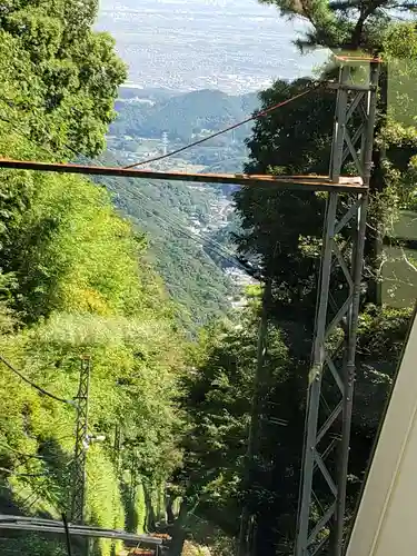 大山阿夫利神社の景色