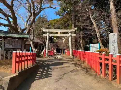 麻賀多神社奥宮の鳥居