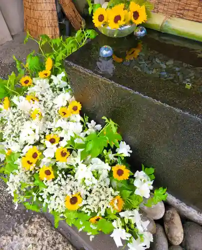 上尾御嶽神社の手水舎