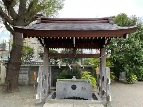 安方神社の手水舎