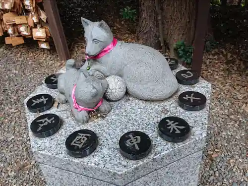 岩槻久伊豆神社の狛犬