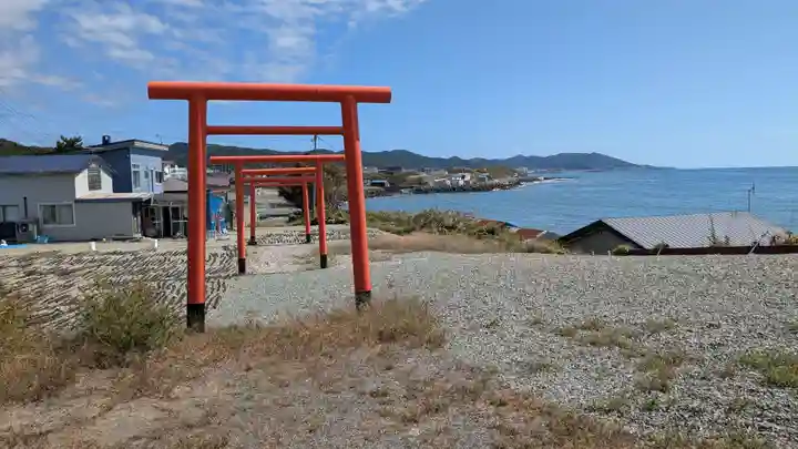 稲荷神社の庭園