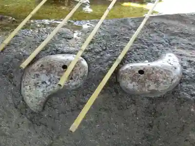 石見国一宮　物部神社の手水舎