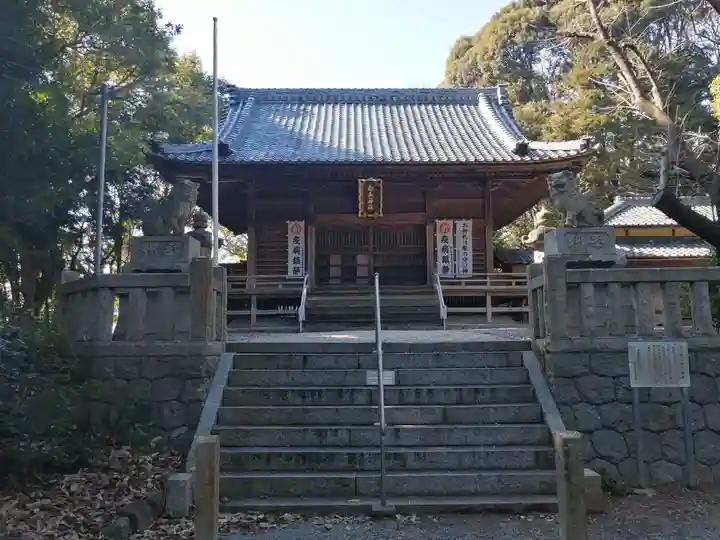 乙川白山神社の本殿・本堂