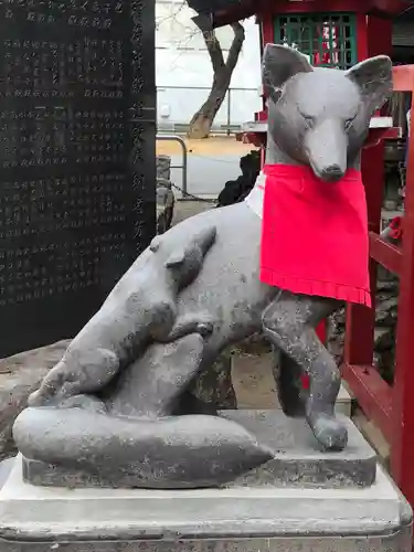 花園神社の狛犬