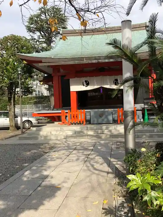 麻布氷川神社の本殿・本堂