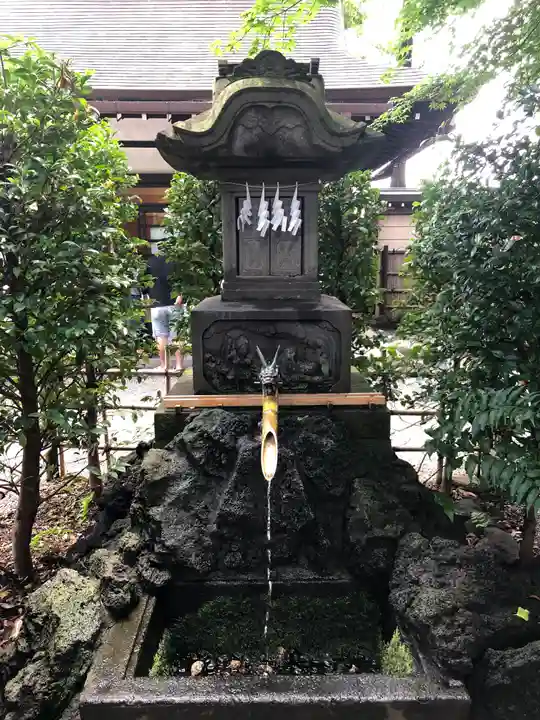 大國魂神社の手水舎