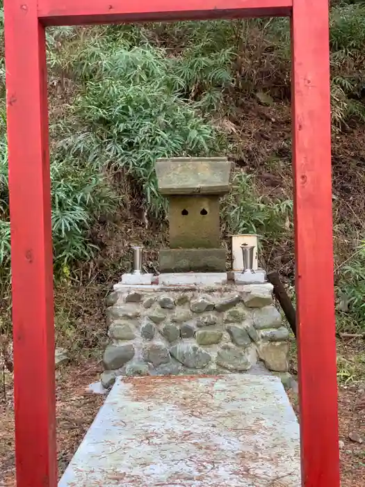 菩堤山の神社の本殿