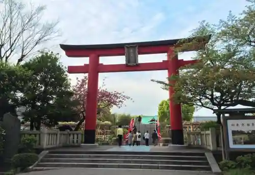 亀戸天神社の鳥居