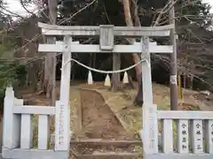 冨士御室浅間神社の鳥居