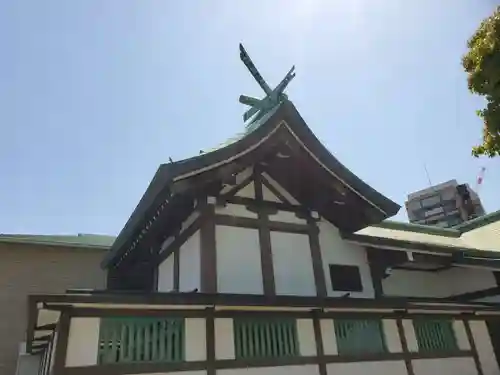 長柄八幡宮の本殿