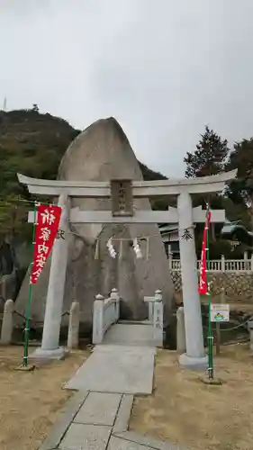 玉比咩神社の鳥居