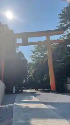 川越氷川神社の鳥居