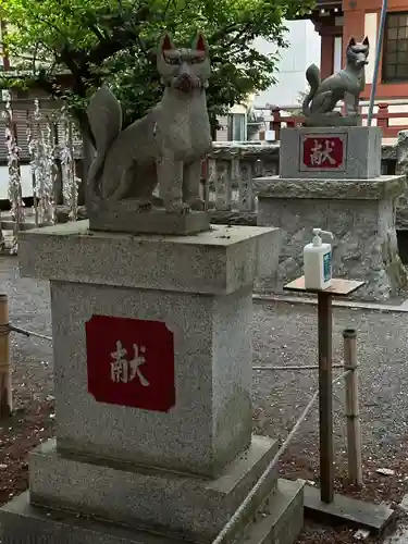 桜森稲荷神社の狛犬