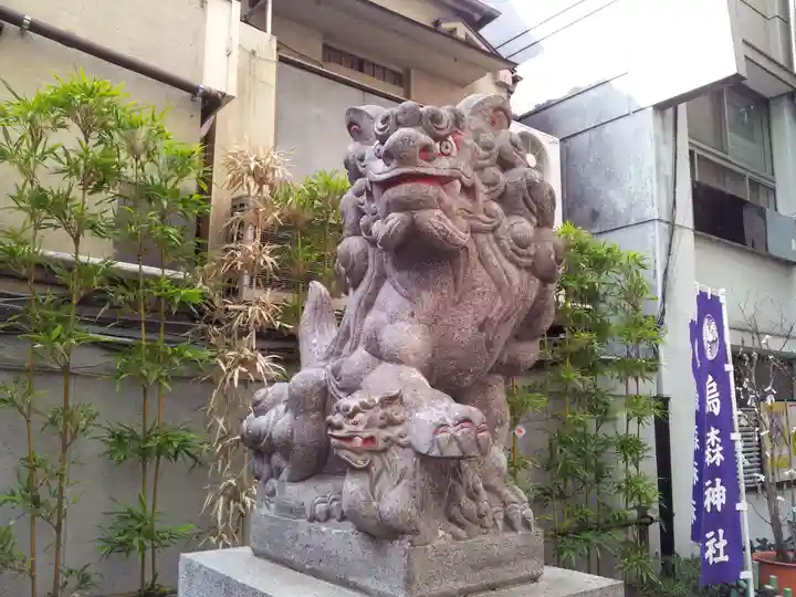 烏森神社の狛犬