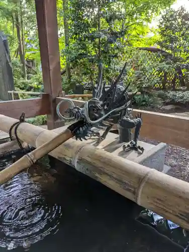 岩槻久伊豆神社の手水